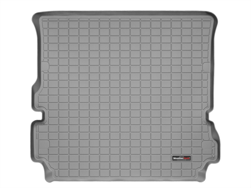 Land Rover LR3 Cargo Liner - Cargo Area (Behind 2nd Row) - WeatherTech - Custom-Fit TPO, Raised Lip, Textured Finish - Grey - `05-`09