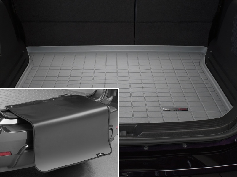 Ford Edge Cargo Liner - WeatherTech - with Bumper Protector - Grey - `07-`12