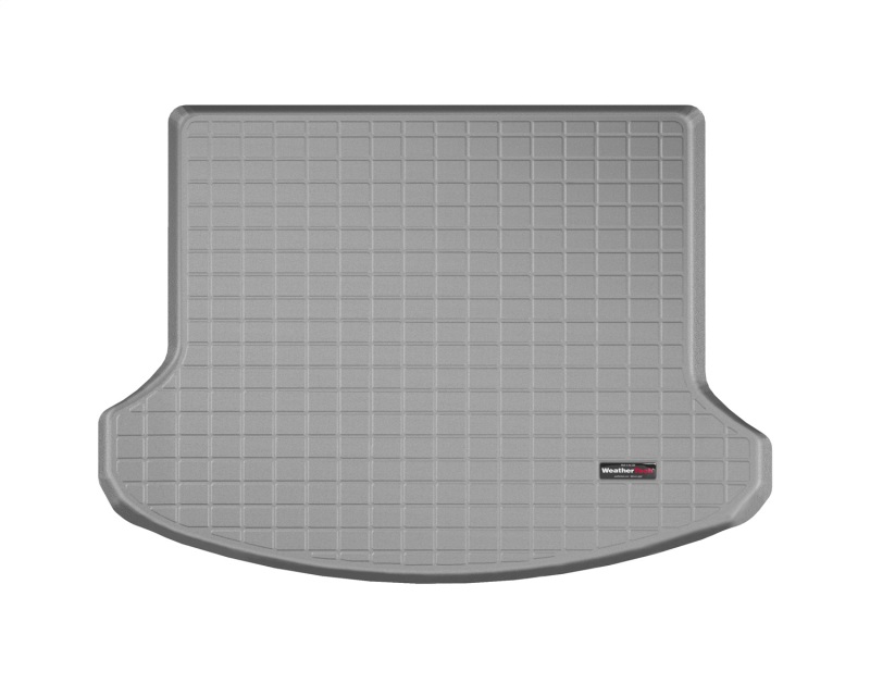 Hyundai Santa Fe Cargo Liner - Behind 2nd Seat - WeatherTech - Raised Lip - Grey - `13-`27
