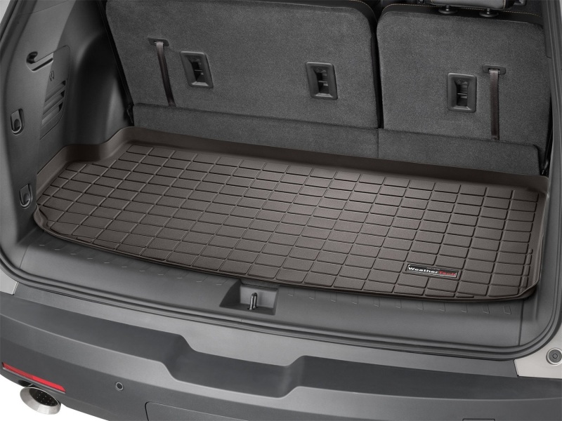 Chevrolet Traverse Cargo Liner - Behind 3rd Row Seating - WeatherTech - Raised Lip - Cocoa - `18-`27