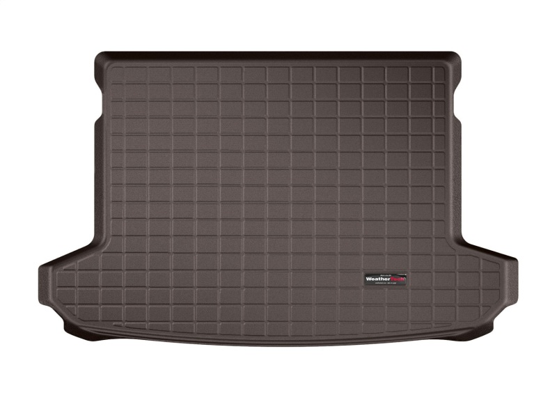 Hyundai Tucson Cargo Liner - Behind 2nd Row Seating - WeatherTech - Raised Lip, Textured Finish - Cocoa - `19-`27