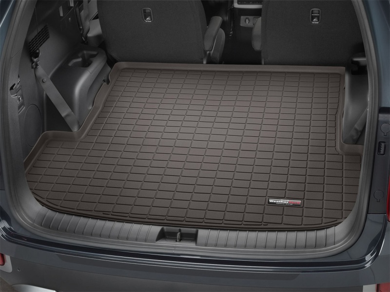 Hyundai Palisade FloorLiner - Rear - WeatherTech - Cocoa - `20-`27