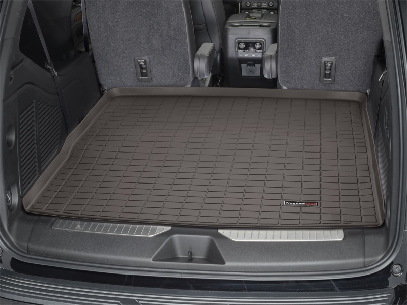 Chevrolet Tahoe Cargo Liner - Behind 2nd Row Seating - WeatherTech - Cocoa - `21-`27