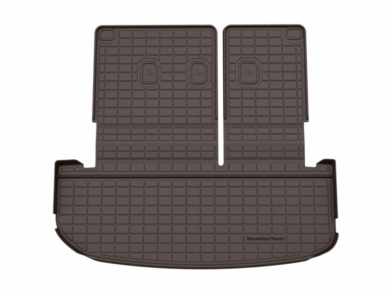 Hyundai Palisade Cargo Liners - Behind 2nd Row Seating - WeatherTech - SeatBack Cargo Liner HP - Cocoa - `20-`25