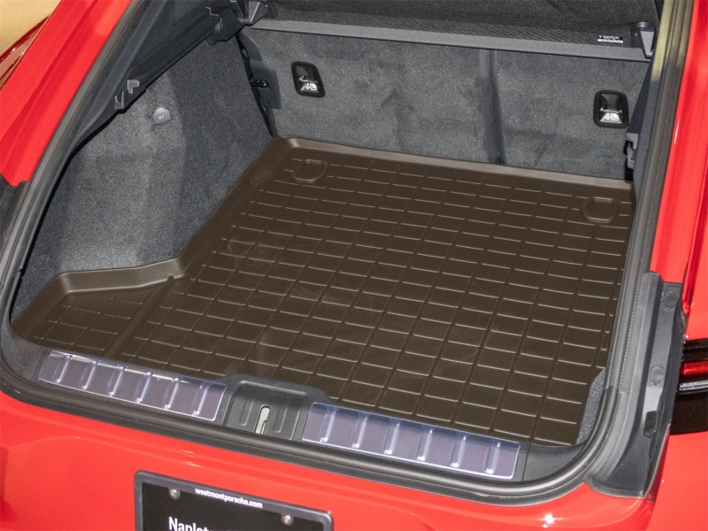 Porsche Panamera Cargo Floor Liner - Behind 2nd Row - WeatherTech - Cocoa - `24-`26