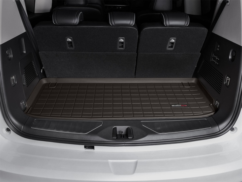 Infiniti QX80 Cargo Liner - Behind 2nd Row - WeatherTech - Cocoa - `25-`26