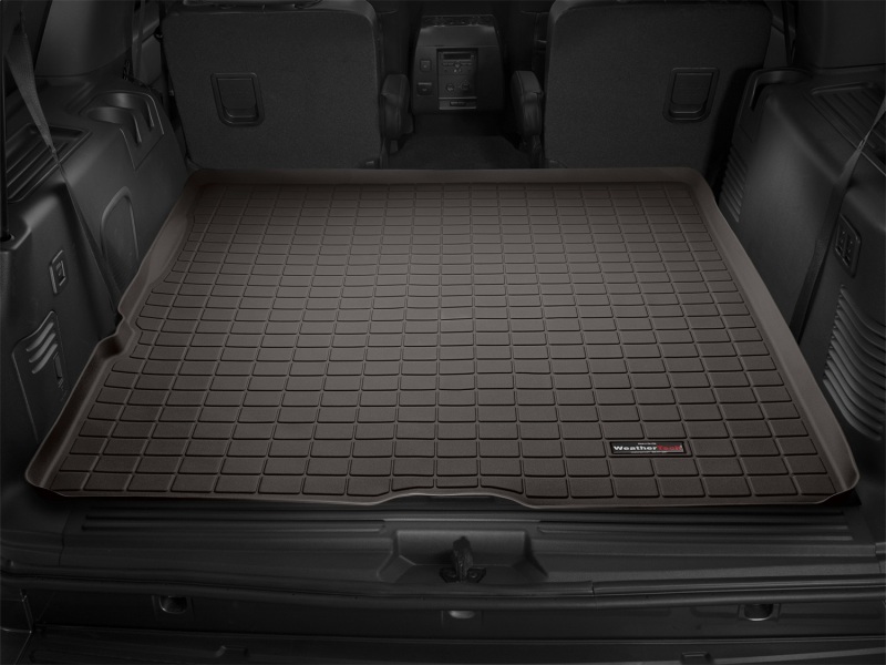 Ford Expedition Cargo Liner - WeatherTech - Raised Lip - Cocoa - `03-`14