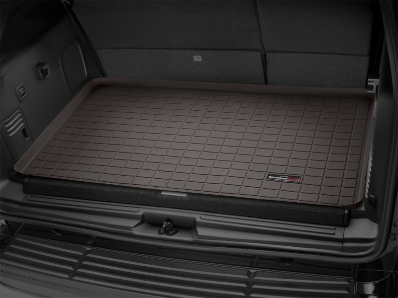 Ford Expedition EL Cargo Liner - WeatherTech - Behind 3rd Row Seating, Textured Finish - Cocoa - `07-`14