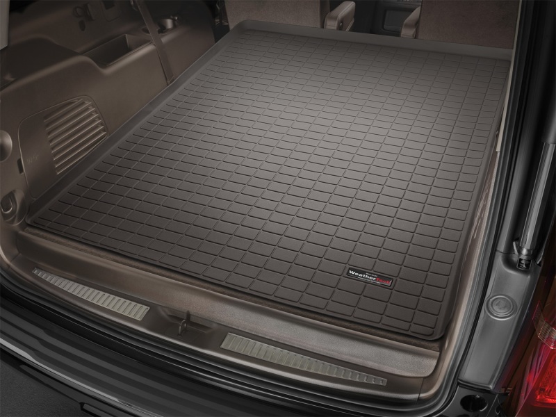 Cadillac Escalade ESV Cargo Liner - Behind 2nd Row - WeatherTech - Cocoa - `15-`27