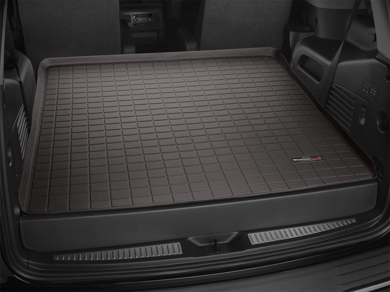 Cadillac Escalade Cargo Liner - Behind 2nd Row - WeatherTech - Cocoa - `15-`27