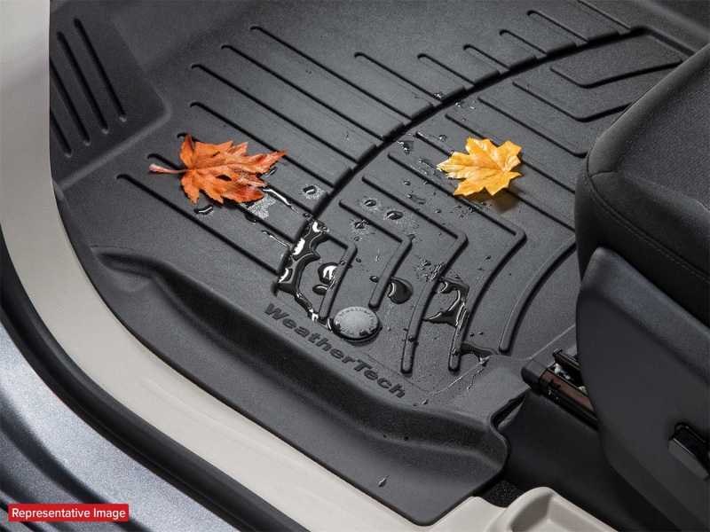 Ford F-150 Floor Mat Set - Front - WeatherTech - FloorLiner HP - Black - `05-`08