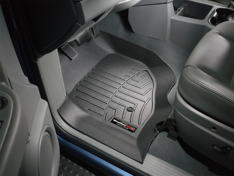 Dodge Durango FloorLiner - Front - WeatherTech - DigitalFit - Black - `04-`10