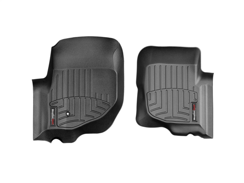 Dodge Durango FloorLiner - Front - WeatherTech - DigitalFit - Black - `04-`10