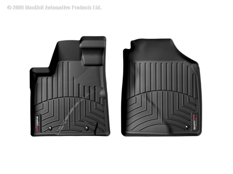 Honda Pilot FloorLiner - Front - WeatherTech - DigitalFit - Black - 2005