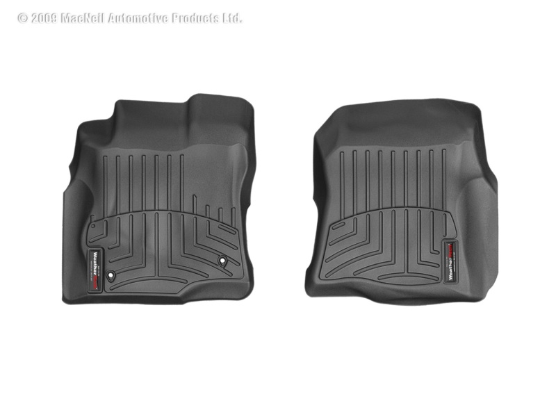 Chevrolet Equinox FloorLiner - Front - WeatherTech - DigitalFit - Black - `05-`09
