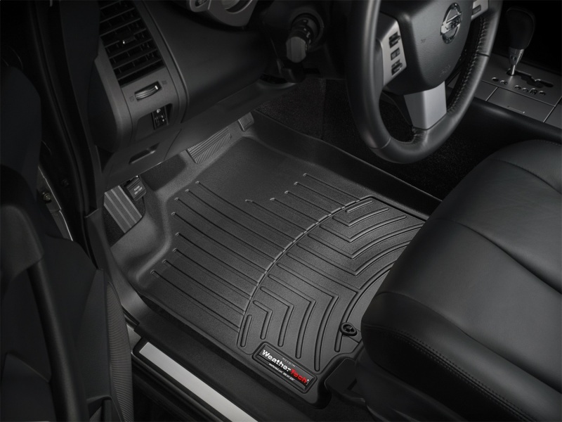Nissan Murano FloorLiner - Front - WeatherTech - DigitalFit - Black - `03-`08