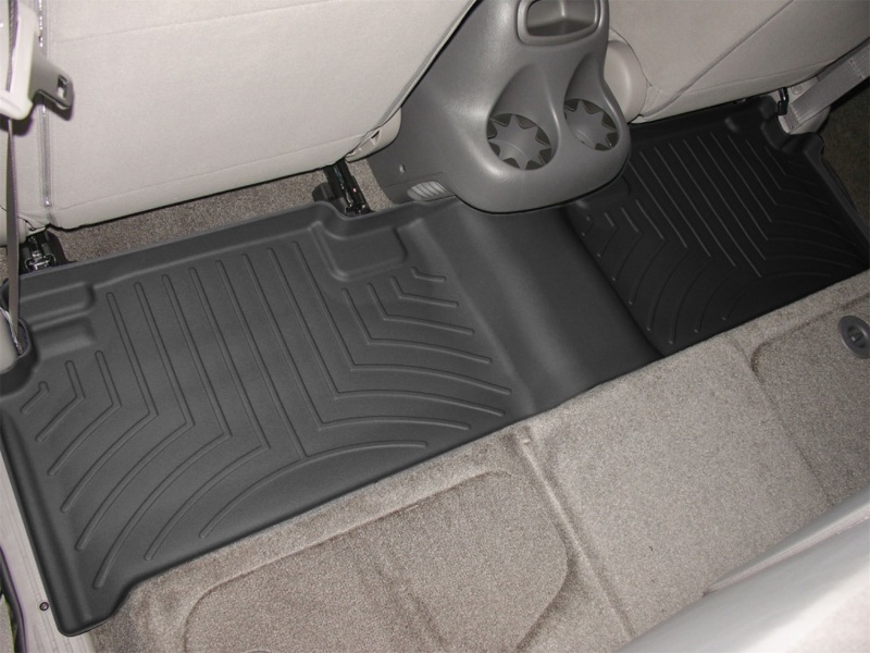 Toyota Tundra FloorLiner - Rear - WeatherTech - DigitalFit - Black - `05-`06