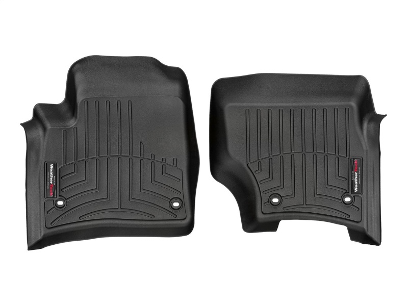 Porsche Cayenne FloorLiner - Front - WeatherTech - DigitalFit - Black - `03-`10