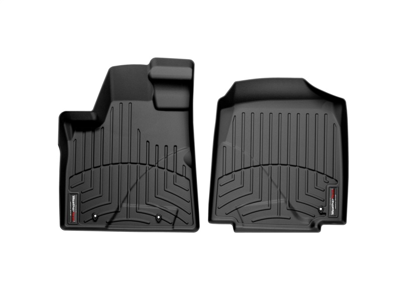 Honda Pilot FloorLiner - Front - WeatherTech - DigitalFit - Black - `06-`08