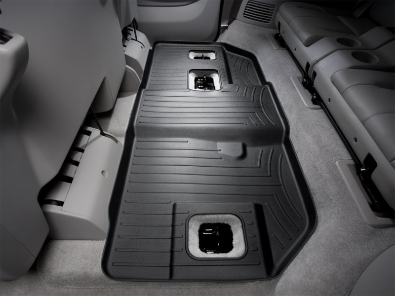 Cadillac Escalade ESV FloorLiner - Rear - WeatherTech - DigitalFit - Black - `07-`13