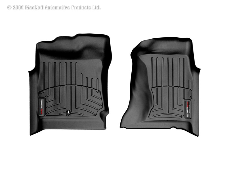Dodge Durango FloorLiner - Front - WeatherTech - DigitalFit - Black - `01-`03
