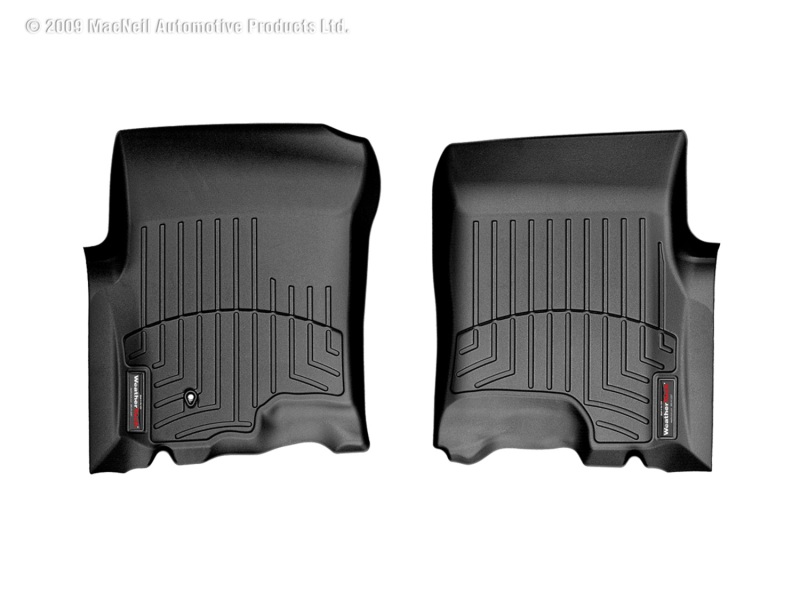 Ford Expedition FloorLiner - Front - WeatherTech - DigitalFit - Black - `97-`02