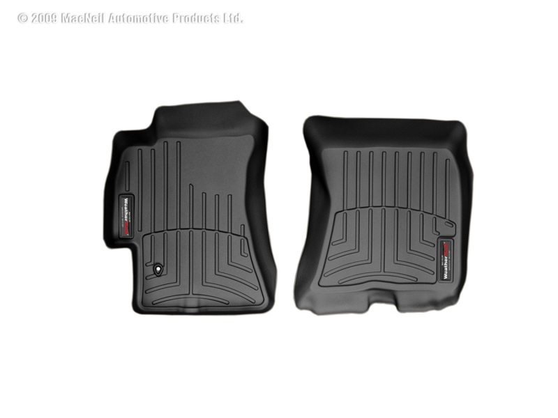 Subaru Legacy FloorLiner - Front - WeatherTech - DigitalFit - Black - `05-`09