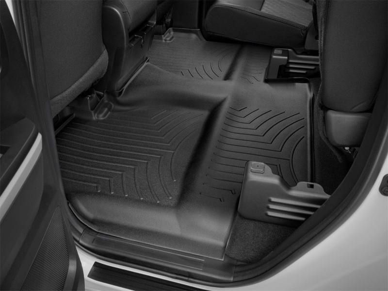 Toyota Tundra Double Cab FloorLiner - Rear - WeatherTech - DigitalFit - Black - `14-`27