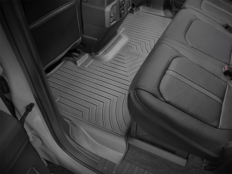 Ford F-450 FloorLiner - Rear - WeatherTech - DigitalFit - Black - `17-`27
