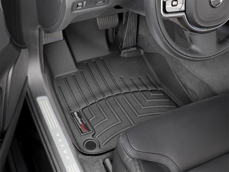 Volvo V90 FloorLiner - Front - WeatherTech - DigitalFit - Black - `18-`27
