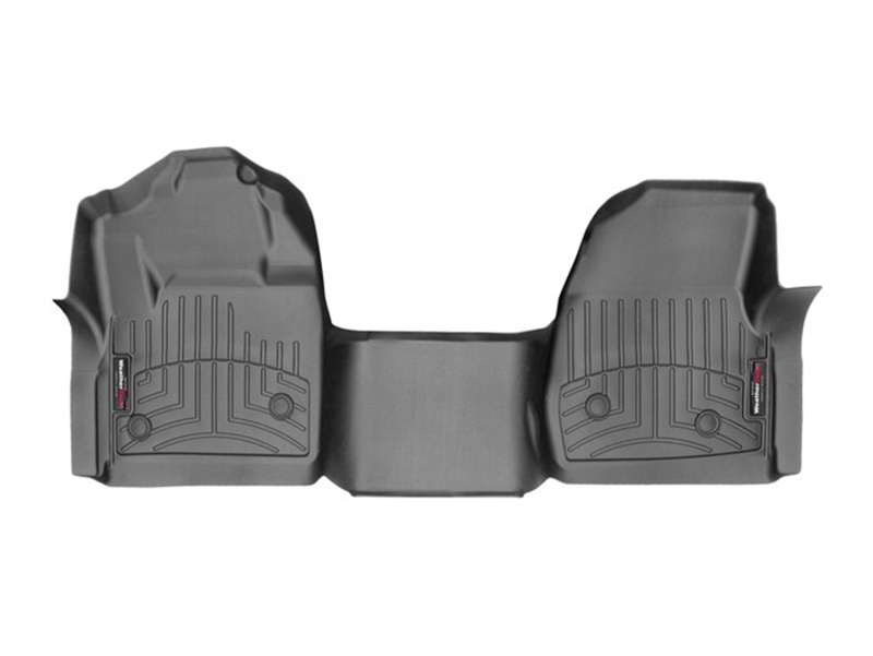 Ford F-350 FloorLiner - Front - WeatherTech - DigitalFit - Black - `17-`27