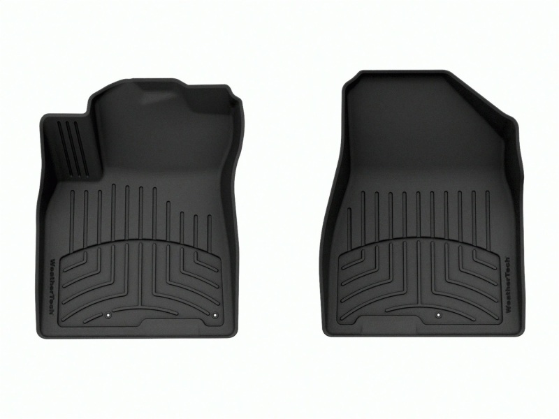 Kia Niro Floor Mat Set - Front - WeatherTech - FloorLiner HP - Black - `17-`22