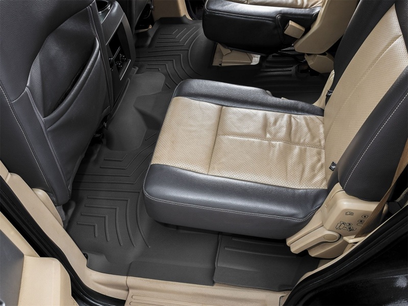 Ford Expedition Floor Mat - Rear - WeatherTech - FloorLiner HP - Black - `07-`17