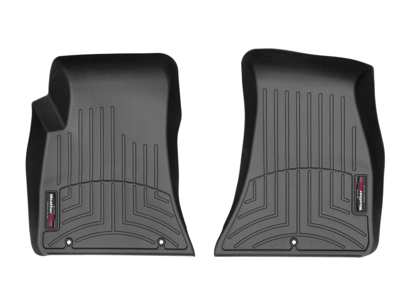 Dodge Challenger FloorLiner - Front - WeatherTech - DigitalFit - Black - `15-`27