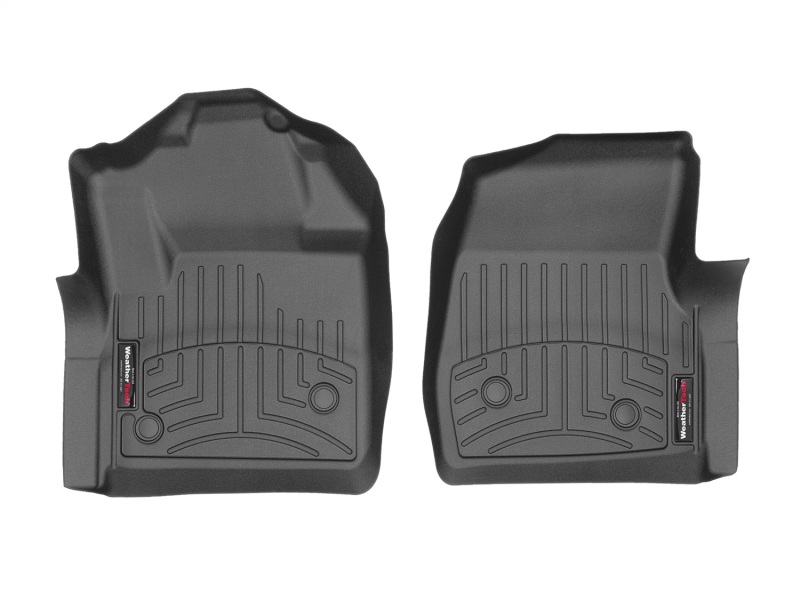 Ford F-450 FloorLiner - Front - WeatherTech - DigitalFit - Black - `15-`27