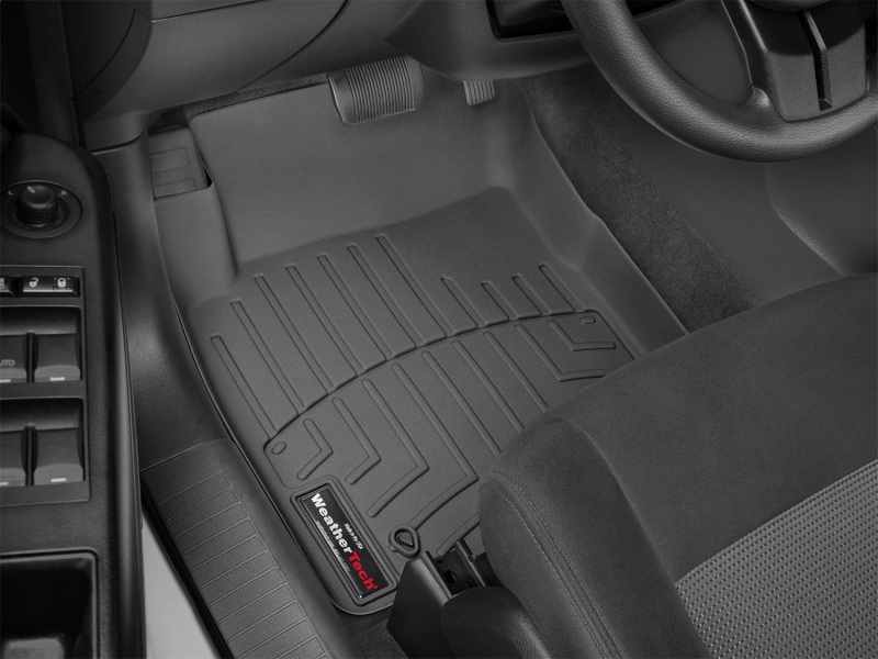 Jeep Patriot FloorLiner - Front - WeatherTech - DigitalFit - Black - `17-`27