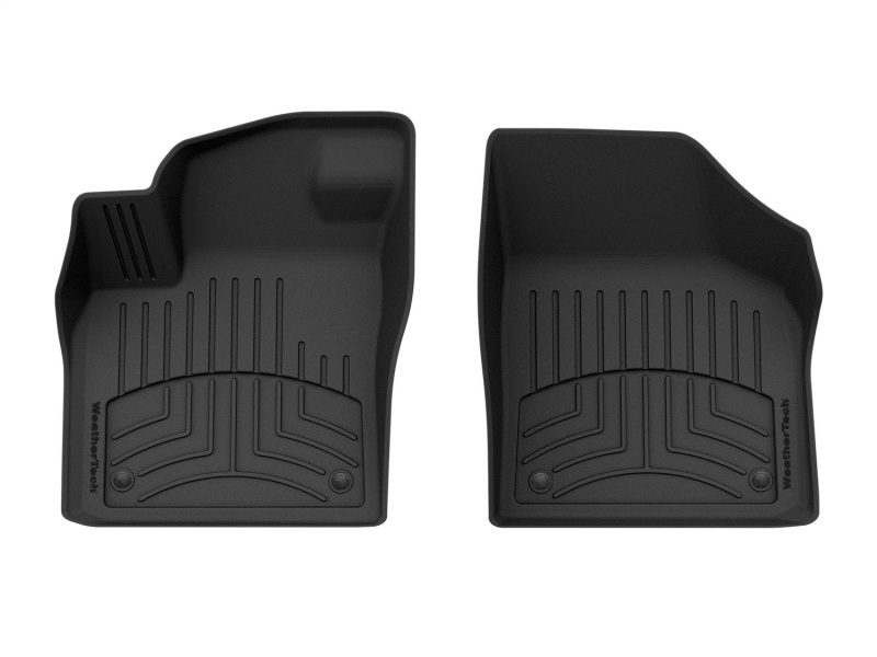 Volkswagen Atlas Floor Mats - Front - WeatherTech - FloorLiner HP - Black - `18-`27