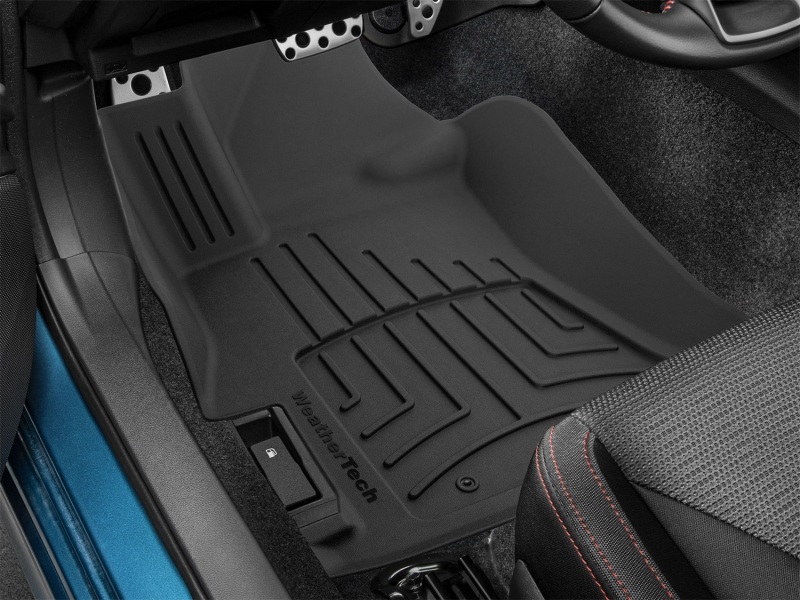 Subaru XV Crosstrek Floor Mats - Front - WeatherTech - FloorLiner HP - Black - `18-`27