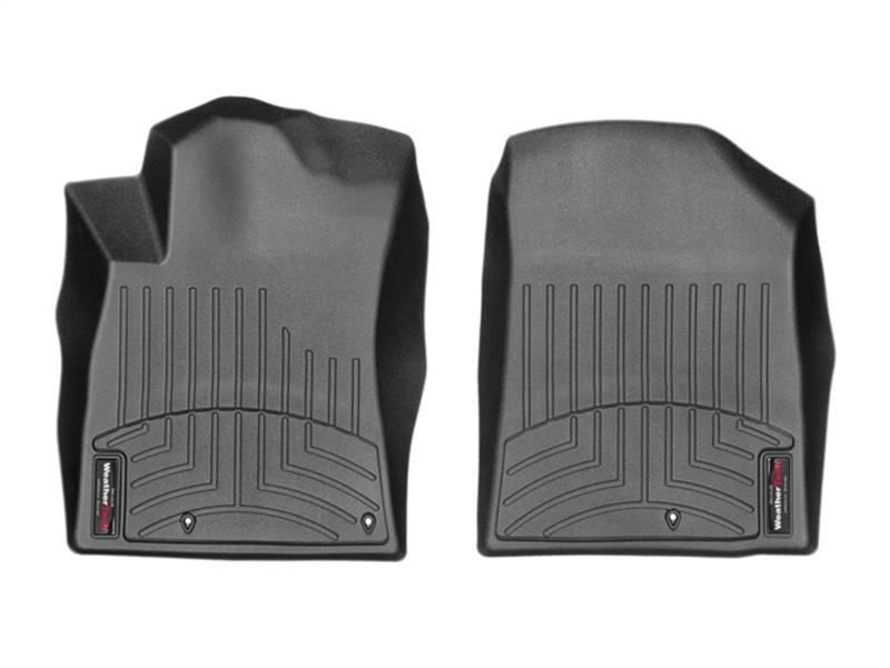 Hyundai Ioniq FloorLiner - Front - WeatherTech - DigitalFit - Black - `17-`27