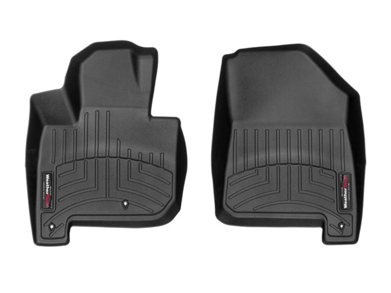Kia Soul FloorLiner - Front - WeatherTech - DigitalFit - Black - `15-`27