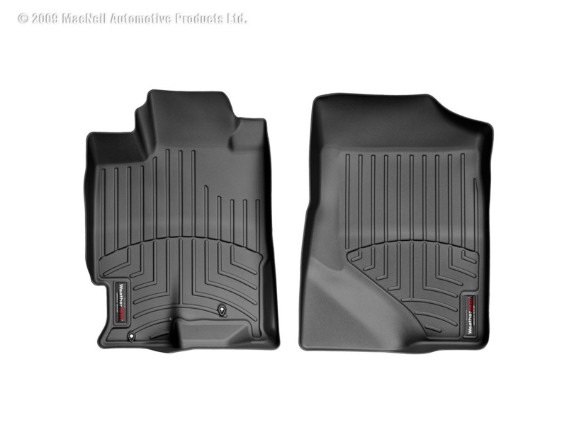 Acura RDX FloorLiner - Front - WeatherTech - DigitalFit - Black - `07-`12