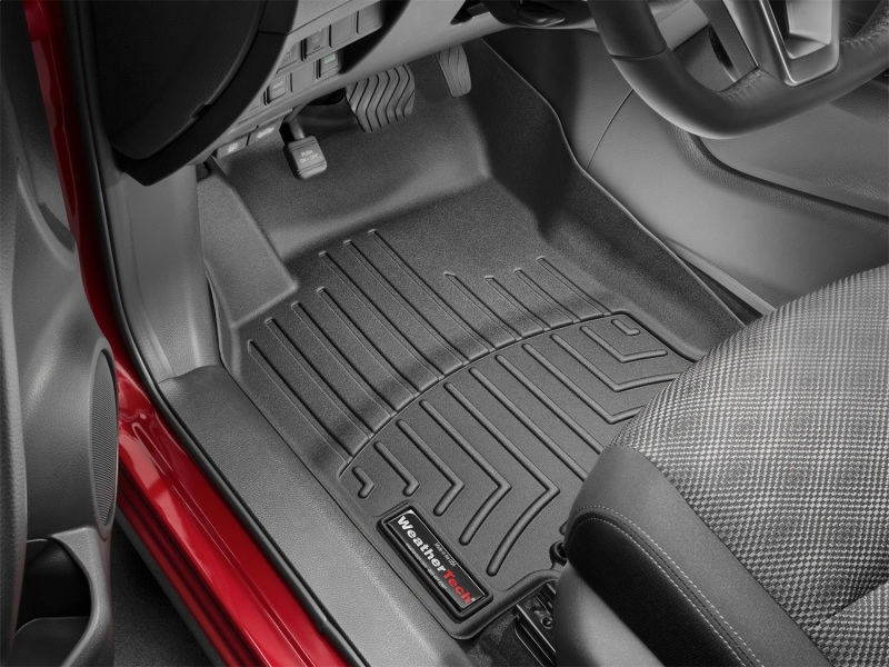 Nissan Rogue FloorLiner - Front - WeatherTech - DigitalFit - Black - `17-`27