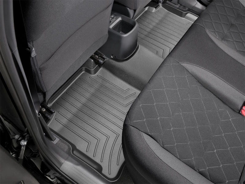 Nissan Kicks FloorLiner - Rear - WeatherTech - DigitalFit - Black - `18-`27