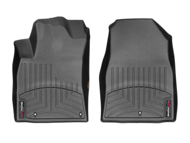Hyundai Elantra GT Floor Mats - Front - WeatherTech - FloorLiner DigitalFit - Black - `18-`27