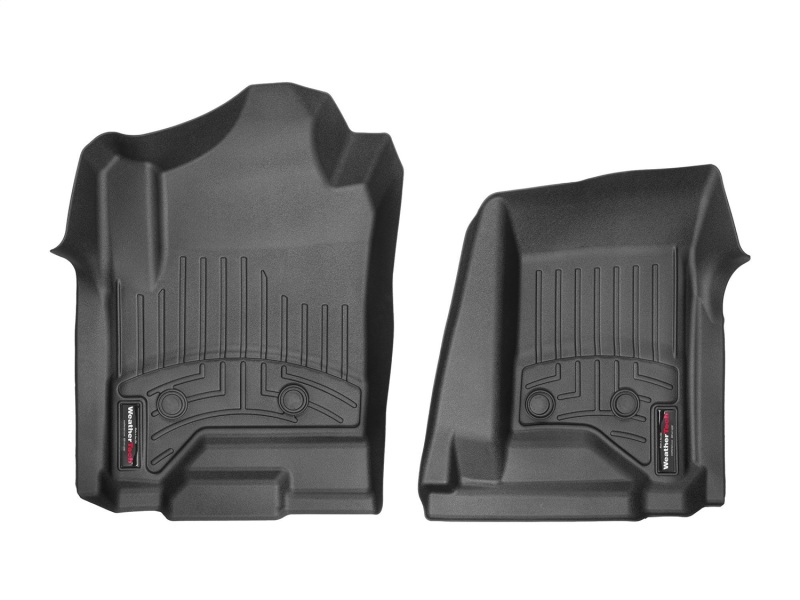 GMC Sierra FloorLiner - Front - WeatherTech - DigitalFit - Black - `15-`27