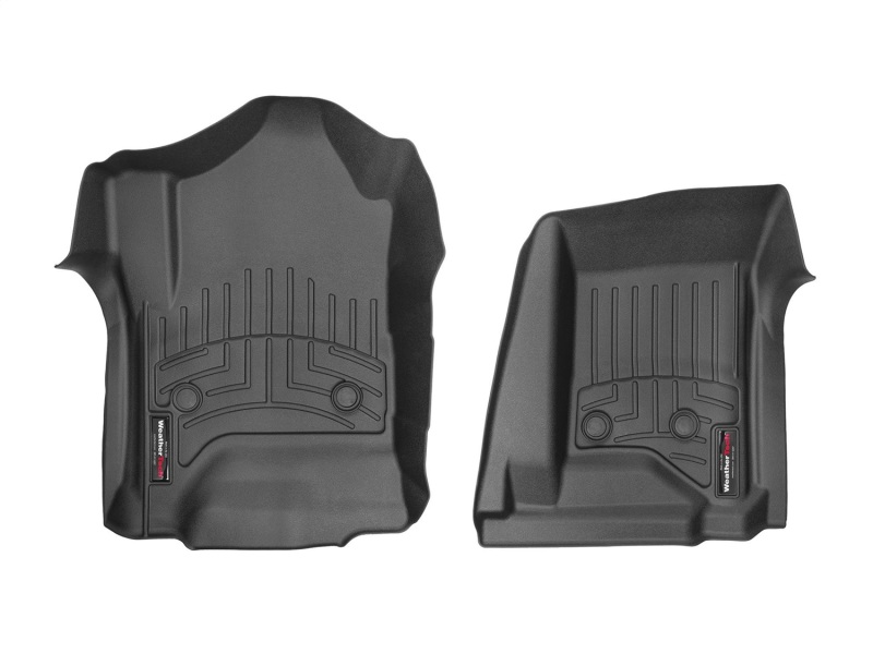 GMC Sierra FloorLiner - Front - WeatherTech - DigitalFit® - Black - `15-`27 GMC Sierra FloorLiner - Front - WeatherTech - DigitalFit® - Black - `15-`27