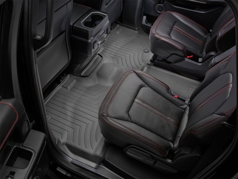 Ford Expedition Max FloorLiner - Rear - WeatherTech - FloorLiner HP - Black - `18-`27