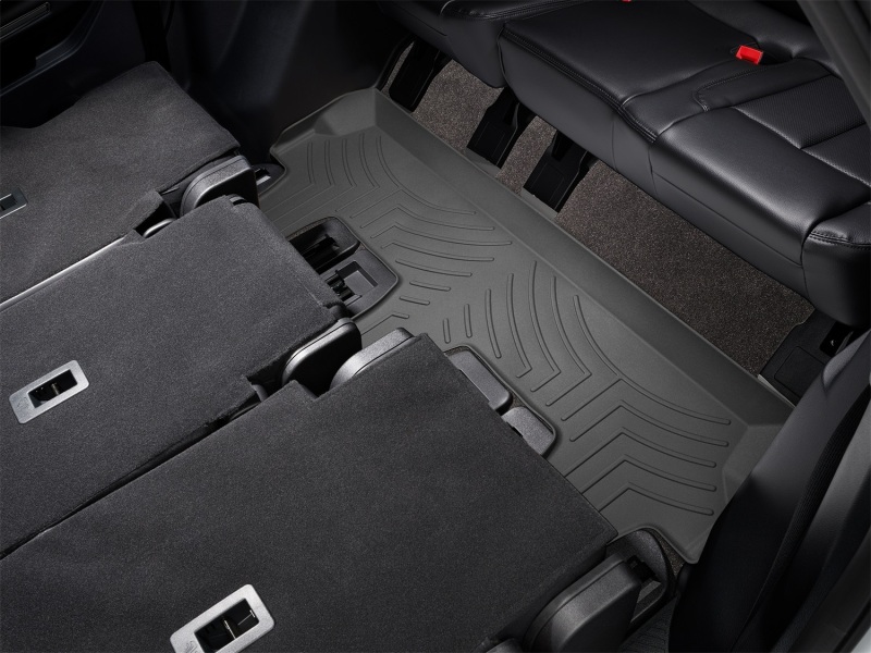 Lincoln Navigator Floor Mats - Rear - WeatherTech - DigitalFit - Black - `18-`27