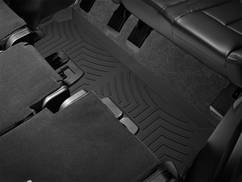Lincoln Navigator Floor Mat Set - Rear - WeatherTech - 3D FloorLiner HP - Black - `18-`27