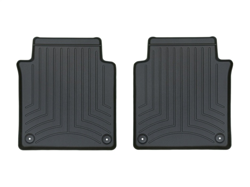 Audi A8L FloorLiner - Rear - WeatherTech - DigitalFit - Black - `19-`27
